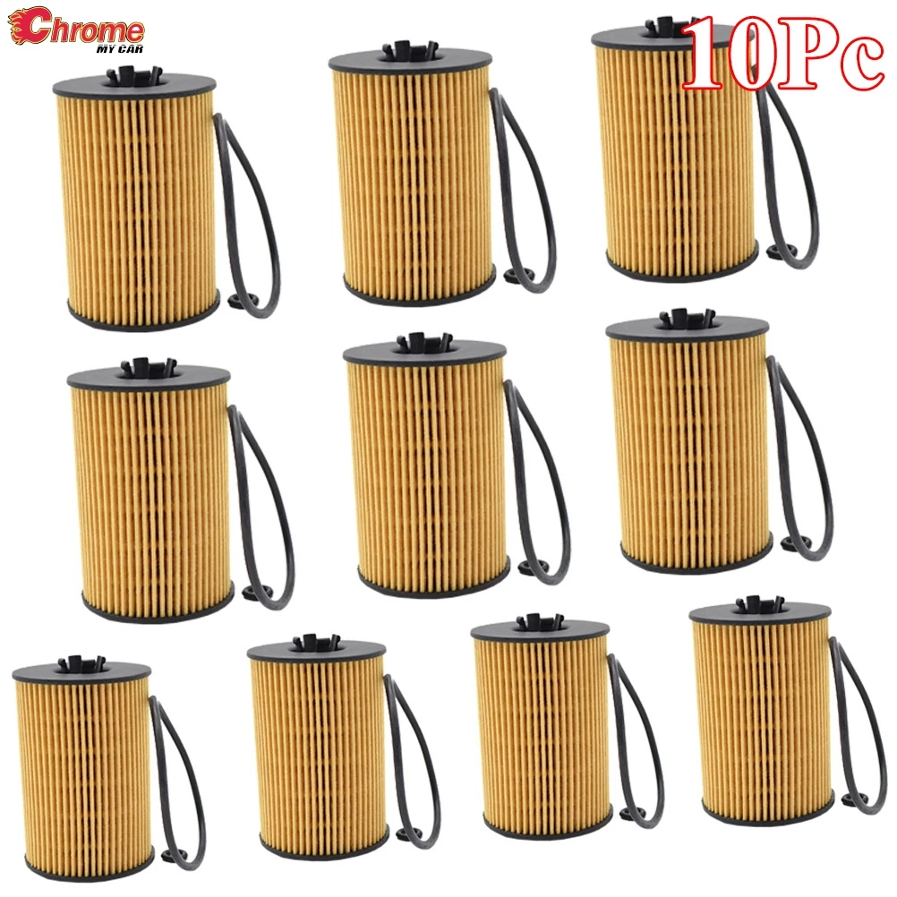 10PC Oil Filter For VW Golf Skoda Octavia Yeti Seat Leon Audi A3 2013 2014 2015 2016 2017 2018 2019 2020 1.6 2.0 TDI