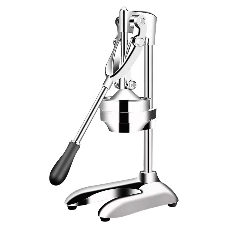 Commercial Automatic Citrus Juicer, Hand Press Juicer, Lemon Juicer, Fruit Maker, Lemon, Pomegranate, Orange, Stainless Steel