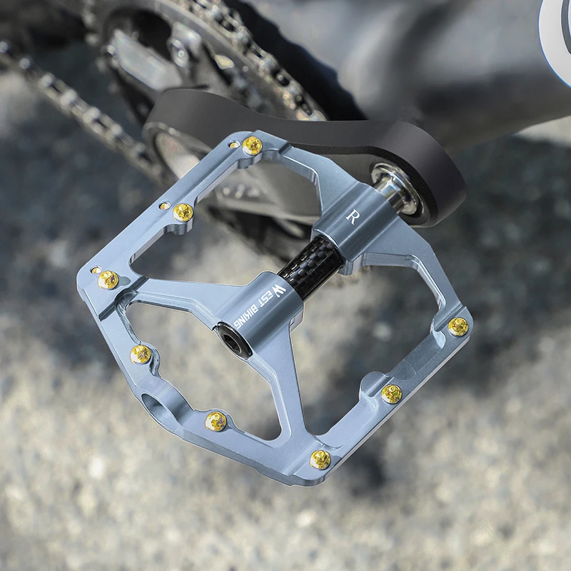 WEST RADFAHREN MTB Radfahren Pedale Abgedichtete lager Ultraleicht Aluminium Legierung Trittbrett Anti-Slip Fahrrad Plattform Pedale Fahrrad Teile