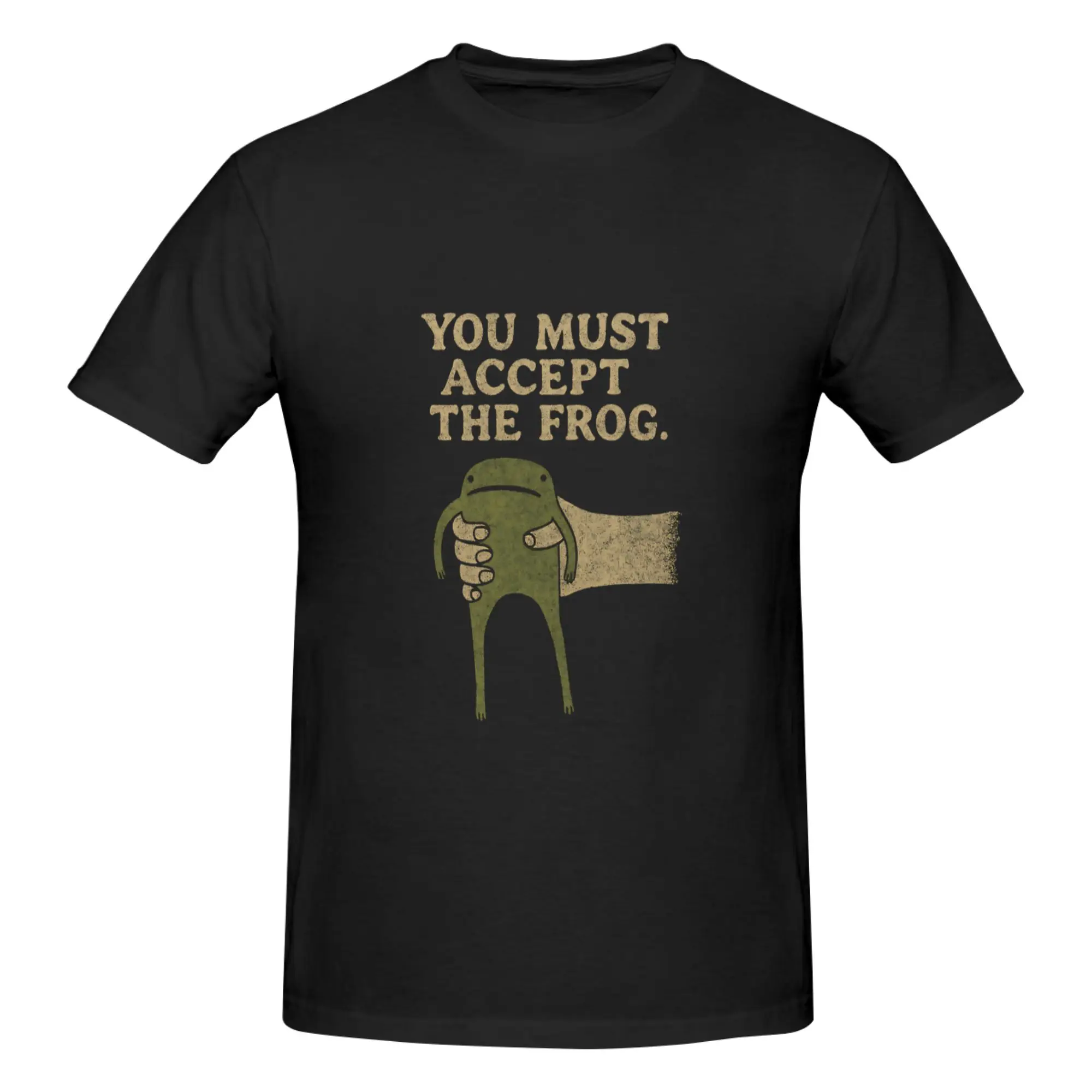 Funny YOU MUST ACCEPT THE FROG   Men's Printed T-Shirt Unisex T shirtOwn Design