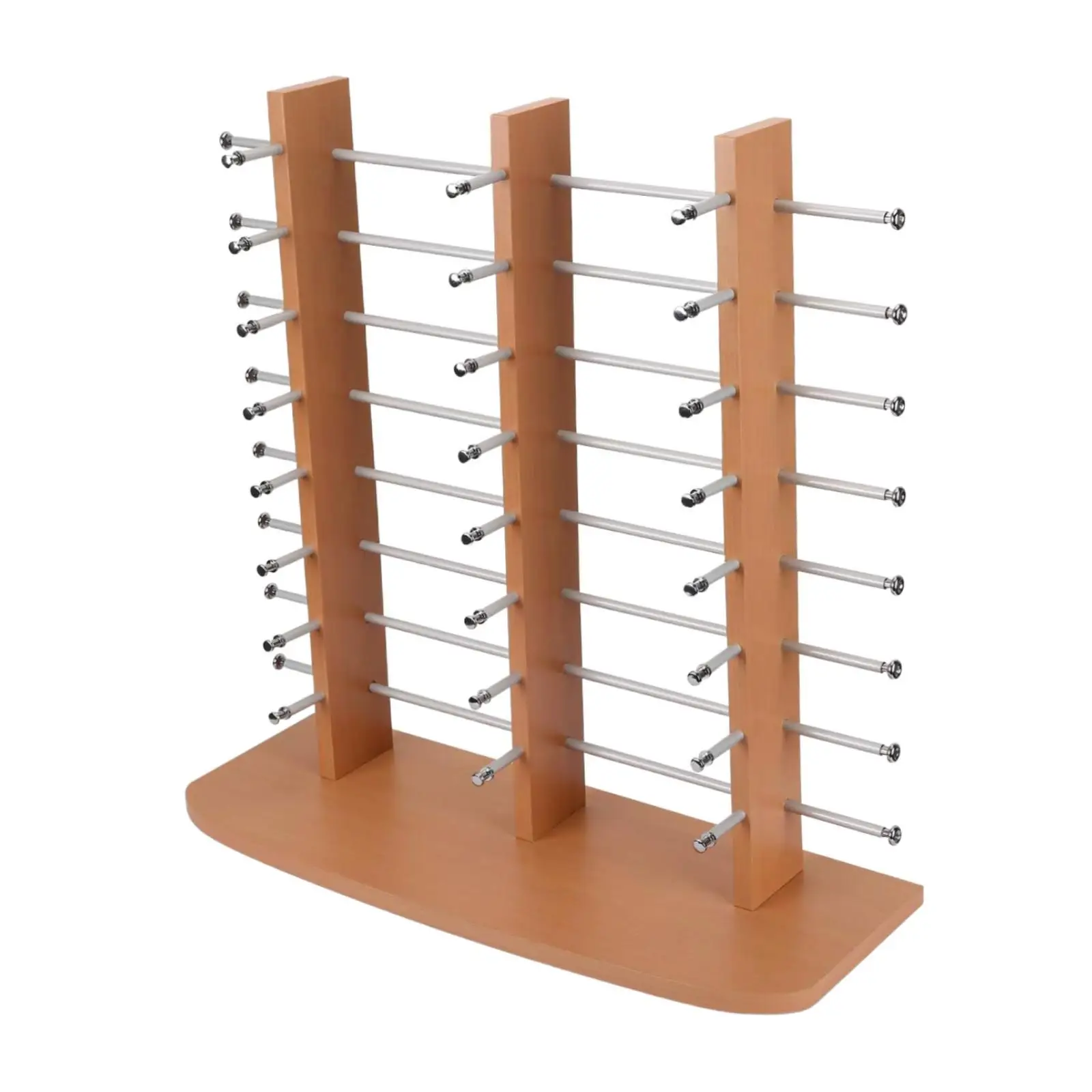 Eyeglasses Rack Wooden Sunglasses Stand Countertop Eyewear Holder Organizer for Shop Exhibition Showcase Home Decor