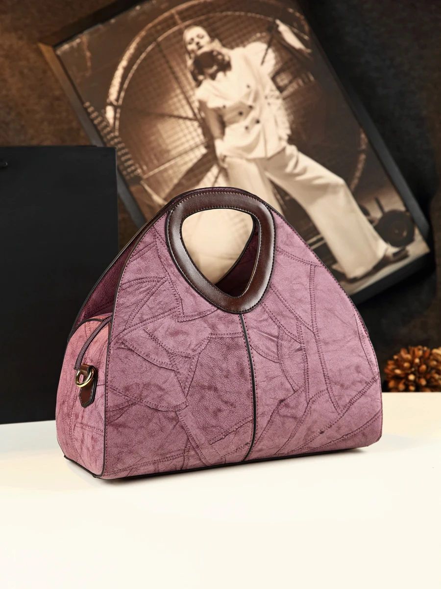 Luxury Fashion Cowhide Women Handbag Female Dumpling Bag Genuine Leather portable Tote Bag Ladies New Shoulder Messenger Bags