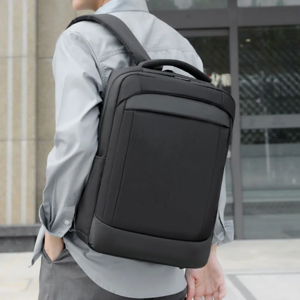 Large Capacity Oxford Coth Backpack Waterproof with USB Charging Port Student School Bag Streetwear Leisure Travel Knapsack
