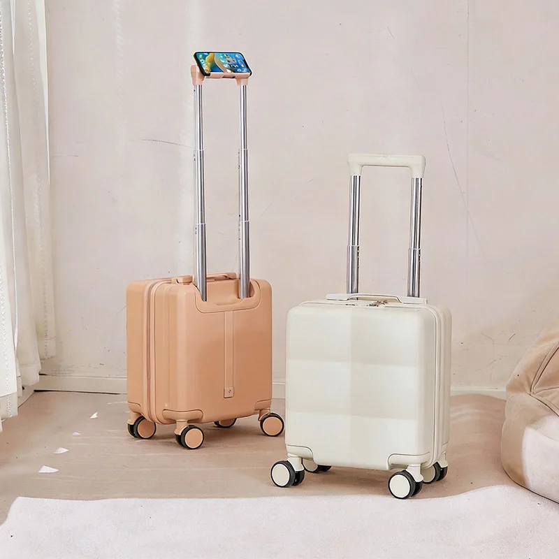 14-inch-small-carry-on-suitcase-with-pull-rod-for-short-term-travel-spring-airline-luggage-lockable-pc-abs-unisex-zip-closure