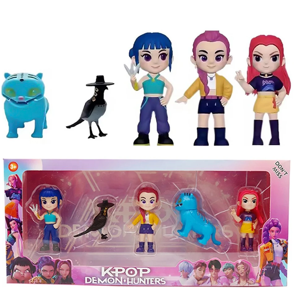 2026 NUOVO Anime KPop Devil Hunter bambola giocattolo in vinile Rumi Mira Zoi personaggio maschera in vinile scatola cieca ornamento giocattolo regalo di Natale