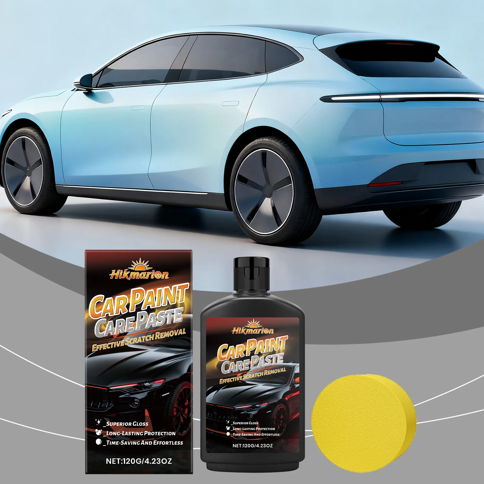 

Набор для ухода за автомобильной краской - полировка, очистка, улучшение блеска, устранение царапин, ежедневный уход