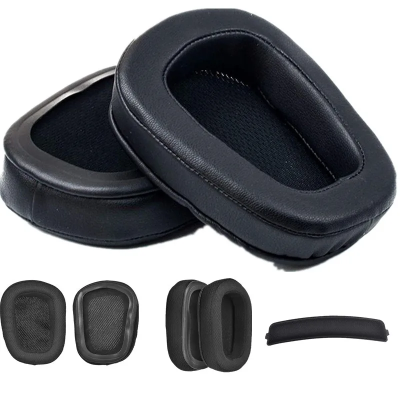 Recambio de almohadillas de malla de Gel para auriculares Logitech G533, G633, G635, G933, G935, 1 par