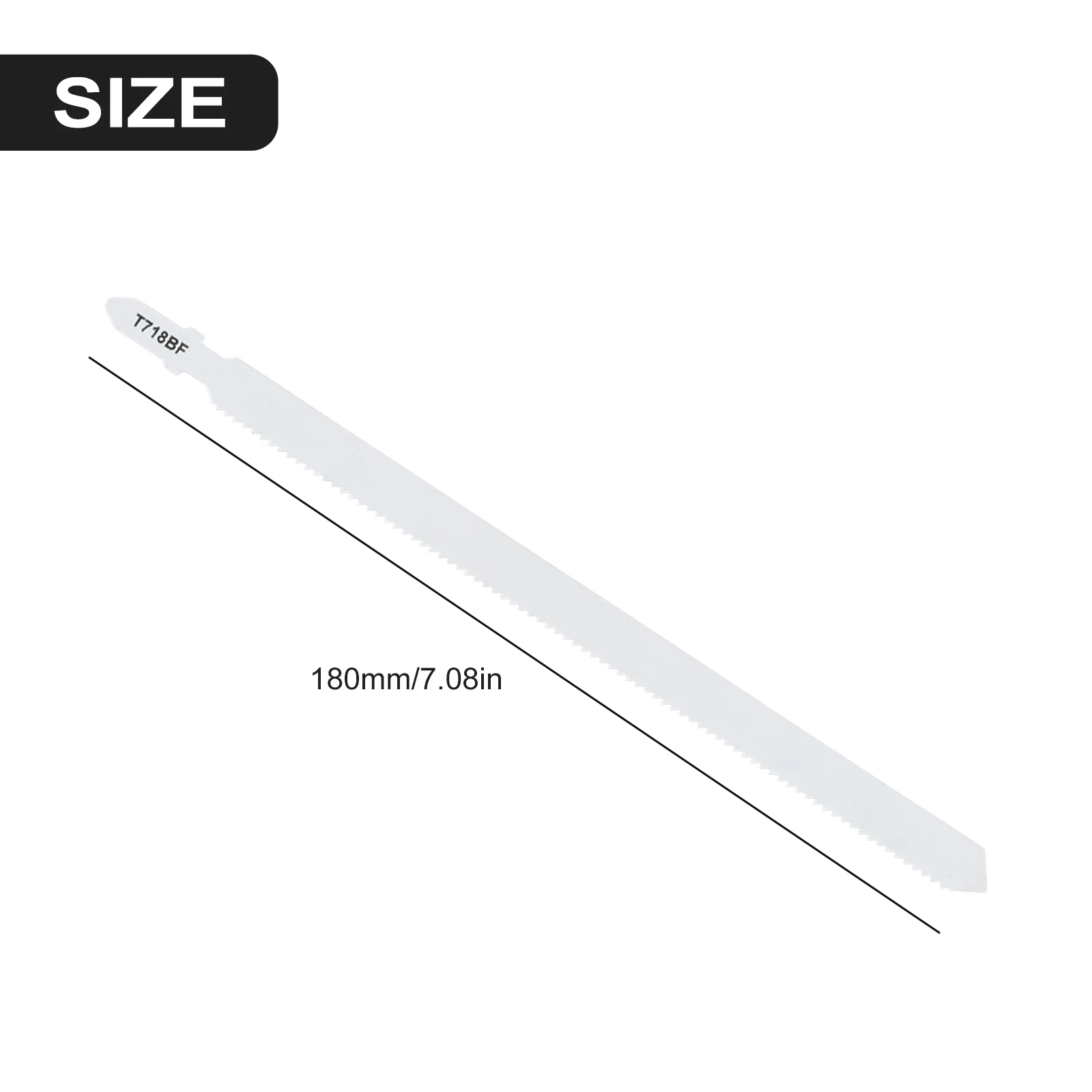 Удлиненное полотно лобзика, сабельное полотно, 180 мм, резка металла, деревообрабатывающее полотно лобзика, полотно сабельной пилы