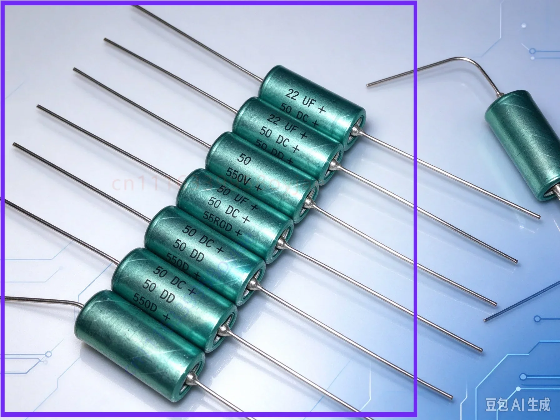 Vintage for SPRAGUE 550D 22UF 50V Axial Tantalum Capacitor  10pcs