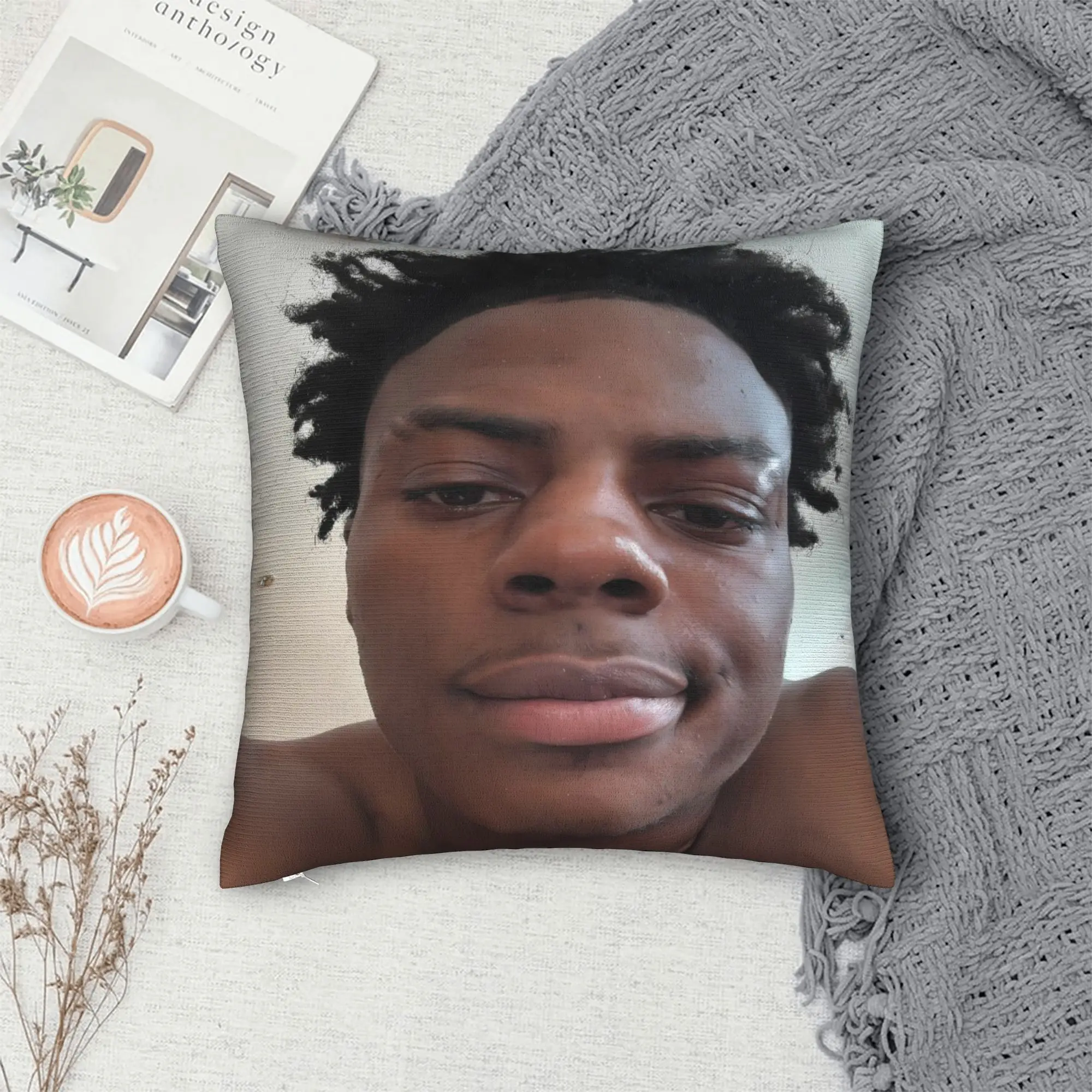 IShowSpeed Funny YouTuber Pillow Case  Soft Pillow Cover For Sofa Home Decoration Retro Trendy Pillowcases