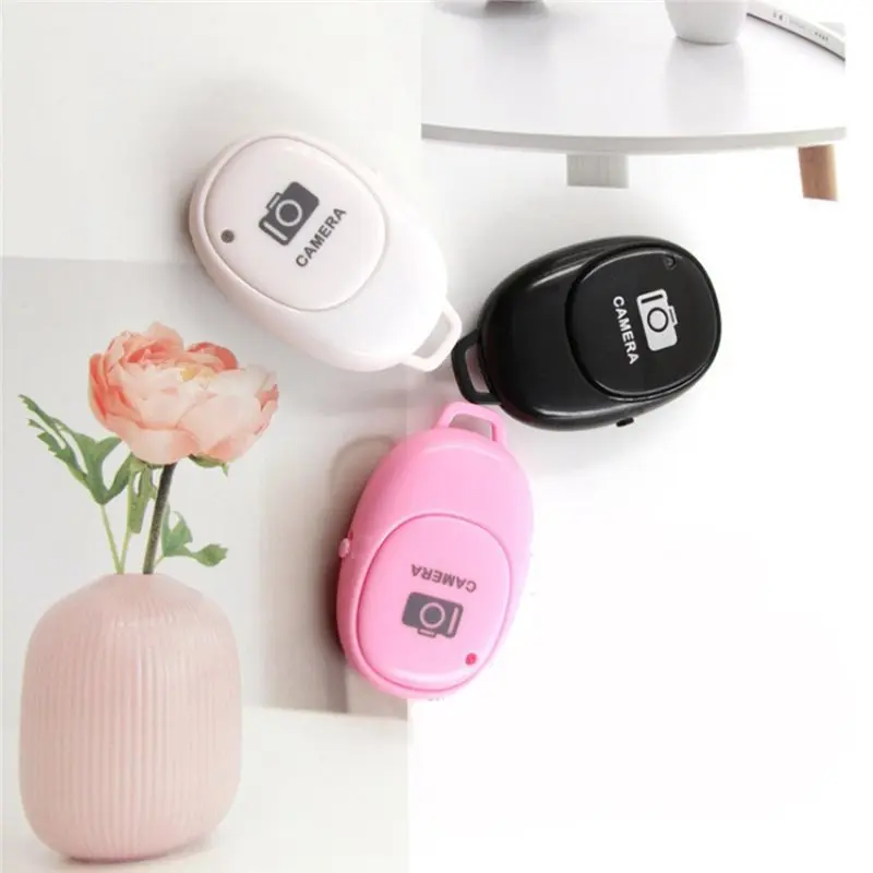 B76B Bluetooth Remote Control Selfie Clicker for Android & iOS Phones Wireless Camera Shutter Remote for Photos Videos