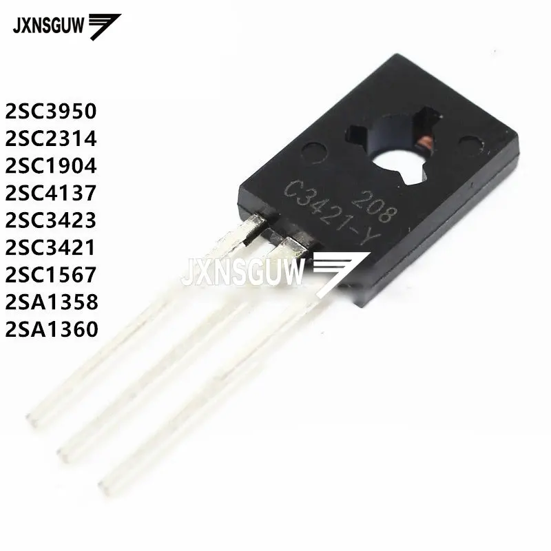 20PCS NEW 2SC3950 2SC2314 2SC1904 2SC4137 2SC3423 2SC3421 2SC1567 2SA899 2SA1360 2SA1358 High Frequency Tube Triode