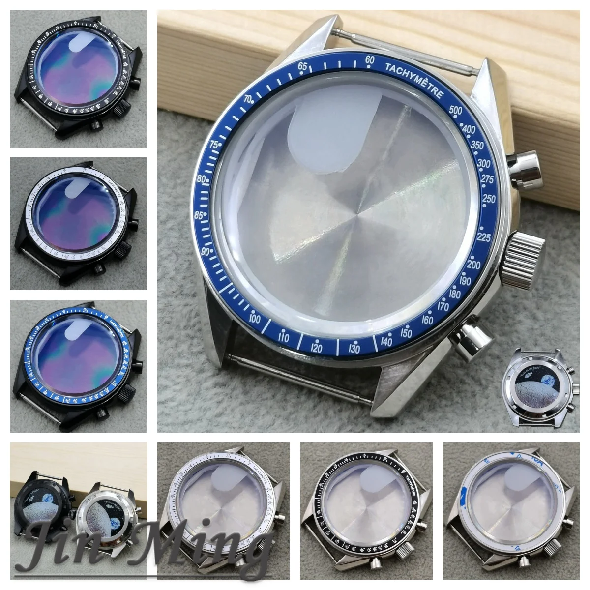 

Высокое качество VK63 39,7 мм MoonSwatch хронограф металлический корпус безель модные деловые часы с герметичной задней частью лунные часы