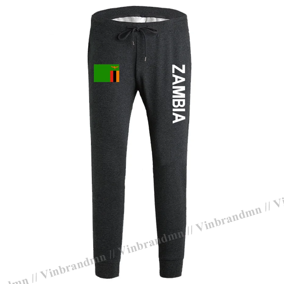 

Republic of Zambia Zambian ZMB mens pants joggers jumpsuit sweatpants track sweat fitness fleece tactical casual nation country