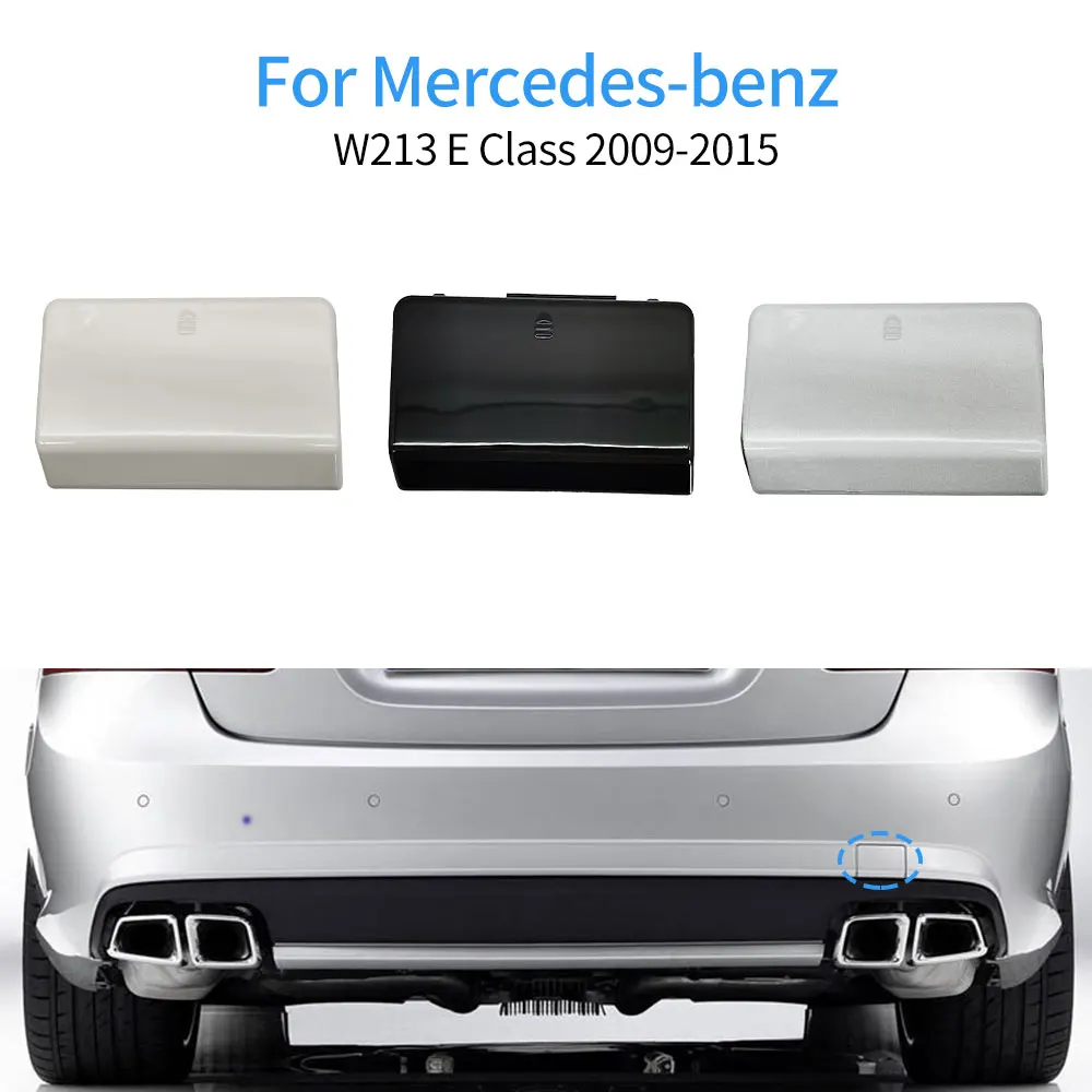 

Car Rear Bumper Tow Hook Cover Cap Black Silver For Mercedes Benz E Class W212 E230 E260 E300 E320 E400 E63 AMG 2128850426