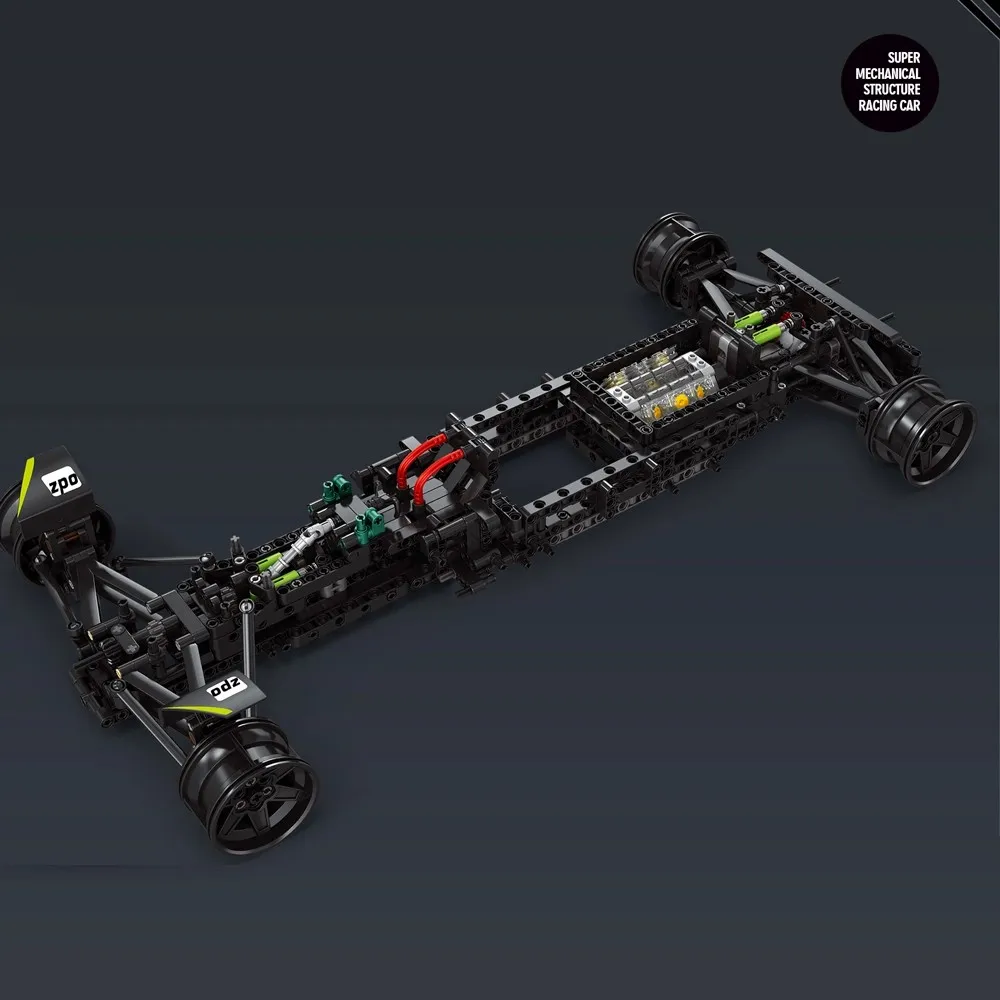 Bloques de construcción de automóviles de súper carreras AMR25 técnico, vehículo deportivo de un campeón, Kit de modelo de ladrillo, juguetes para niños, regalo para adultos y niños, 1960 Uds.