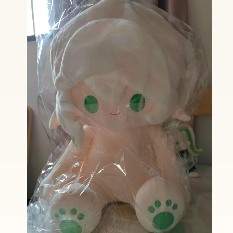 

40cm Anime Genshin Impact Nahida Attribute Plush Doll Cartoon Cotton Stuffed Toys Plushie Gift Sitting Posture Throw Pillow