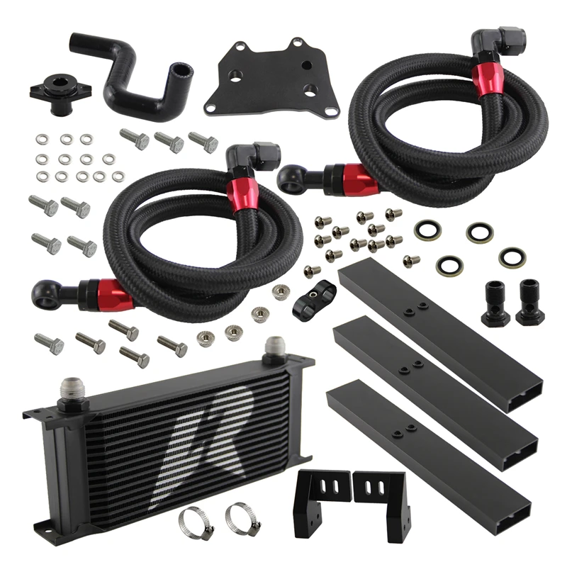 10AN 16 Row Oil Cooler Kit for Audi A3/S3 8V 2.0L TFSI CJXC CJXG CZPB DJHA 2013-2019 EA888