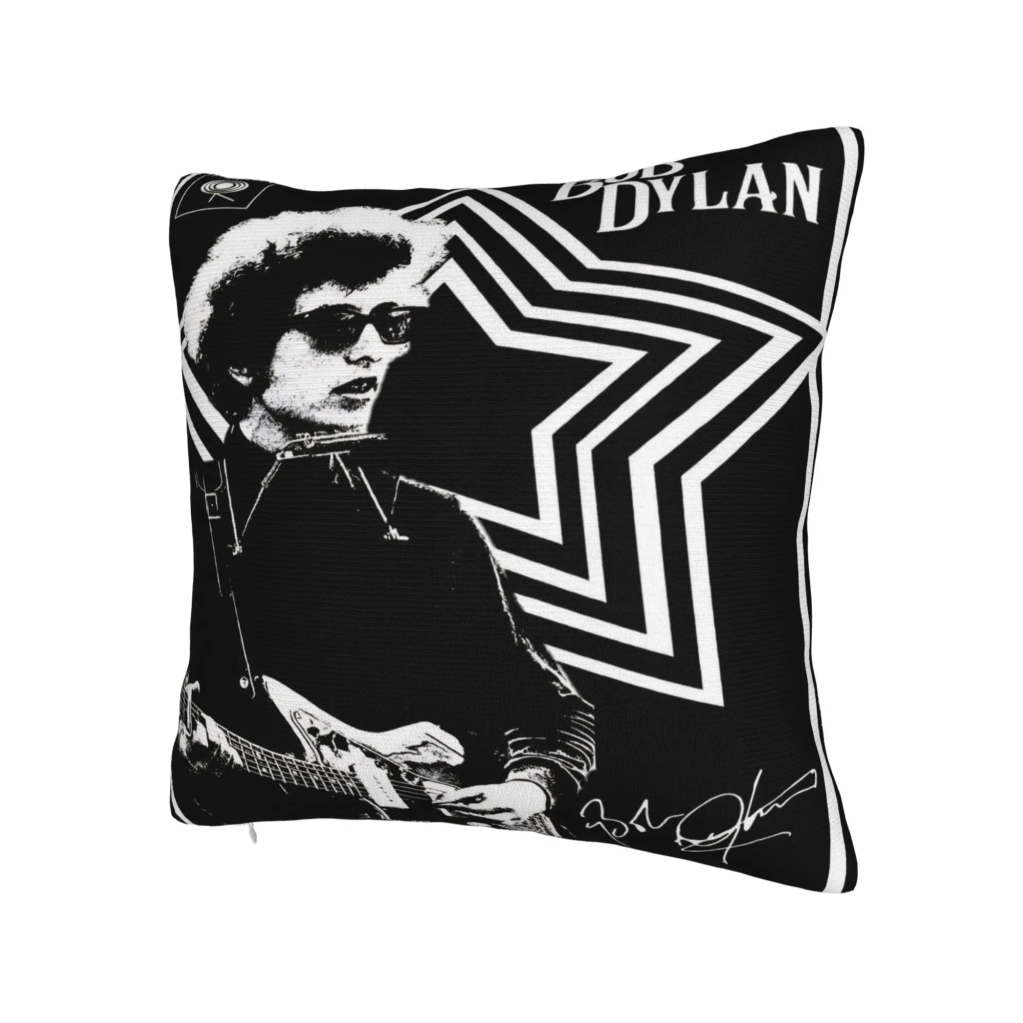 Decorative Pillow Covers Bob Dylan Singer Merchandise Home  Pillow Case Cover Square Multiple Sizes