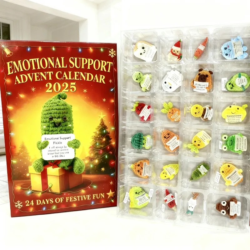 Transgraniczna Pomoc Emocjonalna 2025 Kalendarz Adwentowy Pomocy Emocjonalnej Akrylowy Wisiorek Nowy Produkt