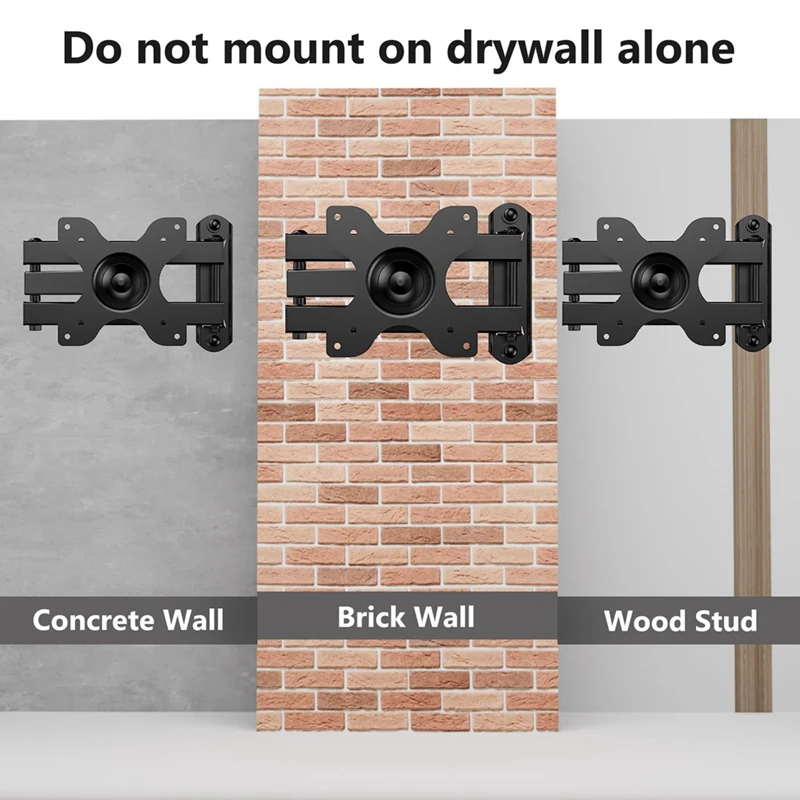 TV-Wand halterung Gelenk-LCD-Monitor Voll bewegung 15-Zoll-Verlängerungsarm Neigung drehbar für die meisten 13 bis 32-Zoll-LED-Fernseher langlebig