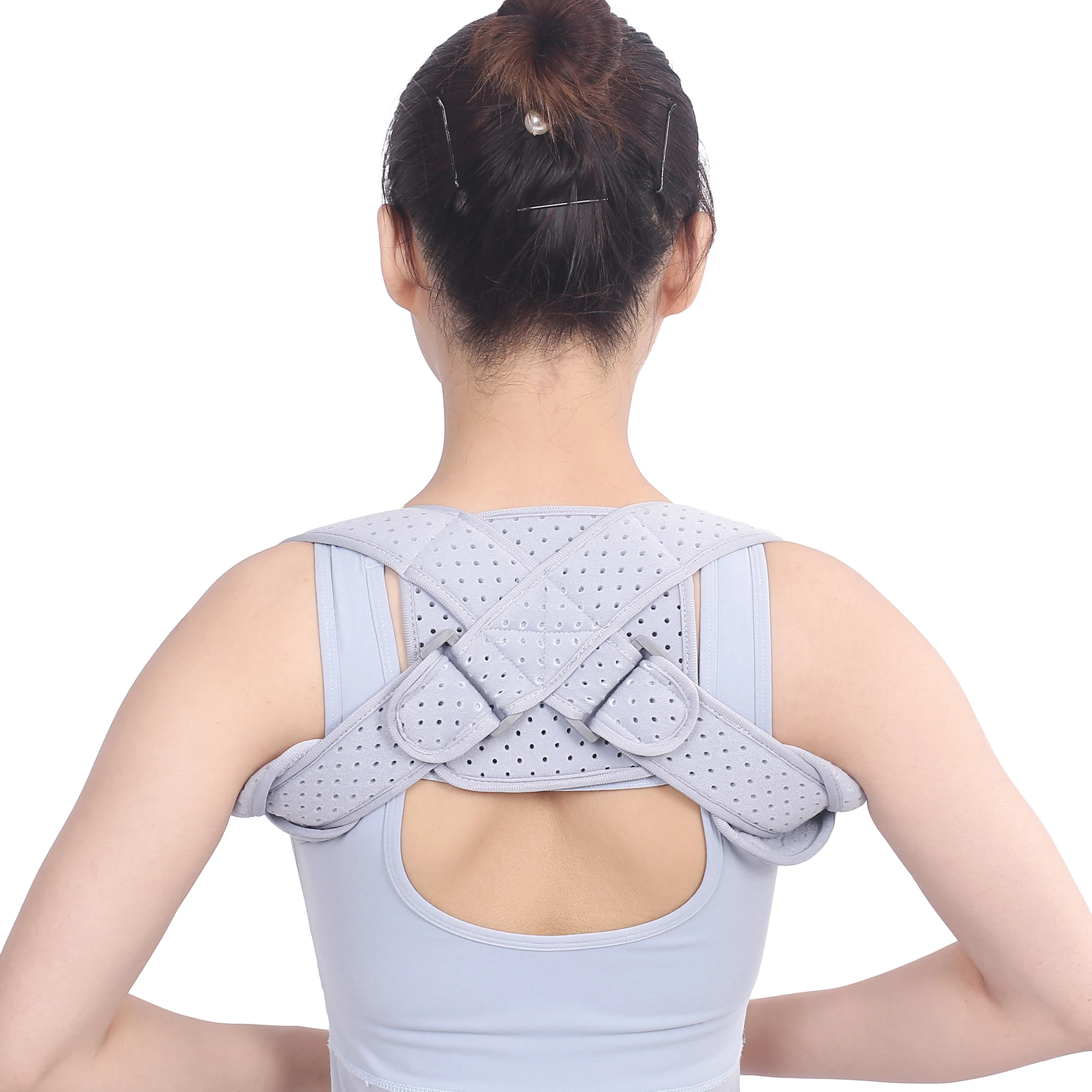 

Clavicular fixation strap scapular fixation strap back hunchback adjustment breathable posture corrector fixation belt