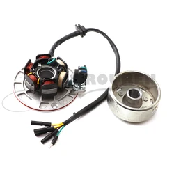 12V AC Ignition Magneto Stator Flywheel Kit With Light For YINXIANG YX 140cc 150cc 160cc KAYO BSE SDG SSR Pitsterpro Dirt Bike