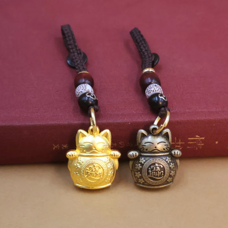 

Металлический автомобильный брелок Lucky Cat, подвеска, высококачественная изысканная подвеска для сумки для мужчин и женщин