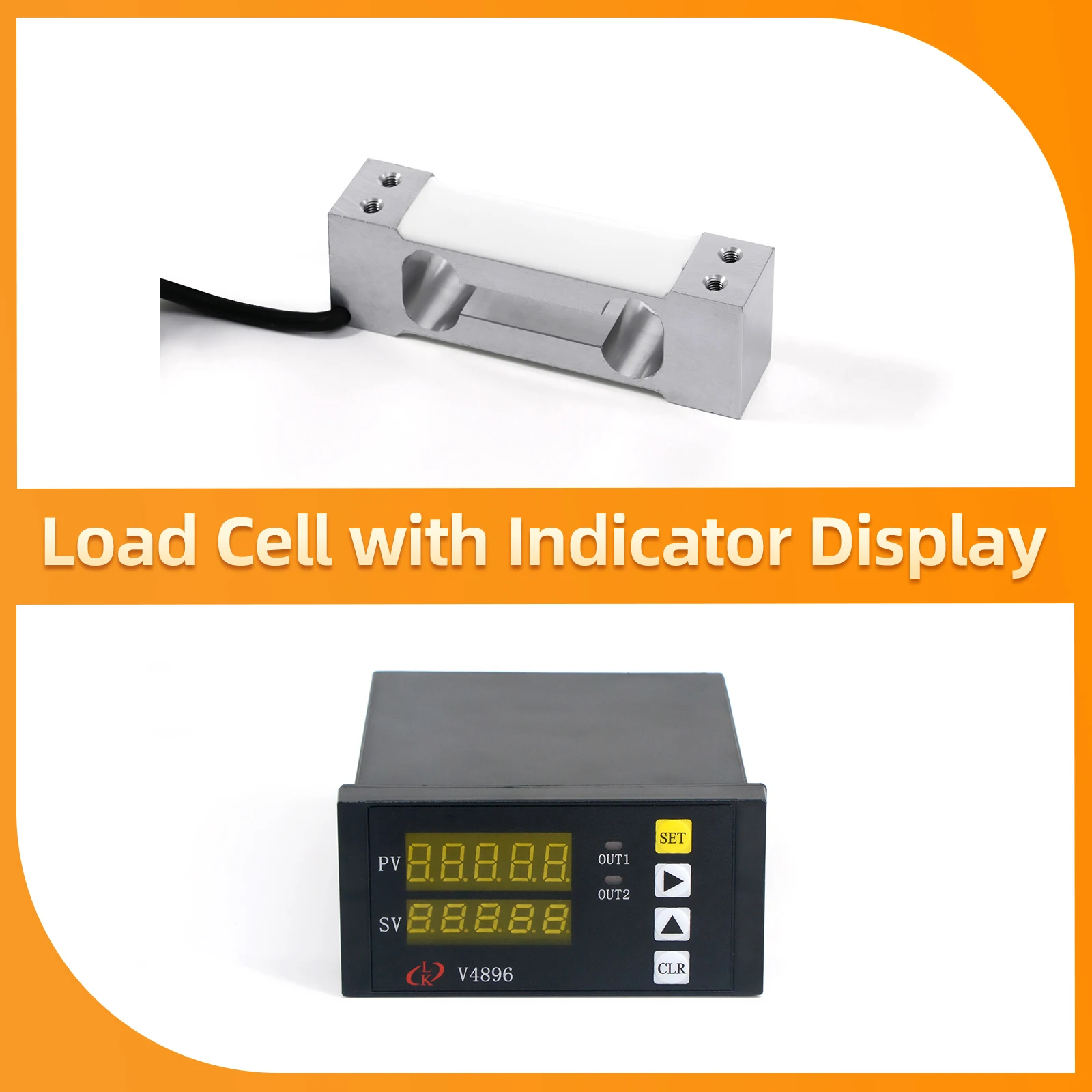 

Load Cell Sensor with Indicator display Compression and Tension Load Cells for Force Measurement Tension Sensor 5KG 10KG 20KG