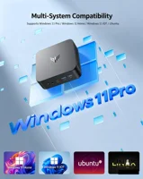 NIPOGI Mini PC AMD Ryzen 3 3250U Desktop Mini Computers 8GB RAM 256GB M.2 SSD WiFi 5, BT 4.2,DUAL 4K Display Windows 11 Pro 6