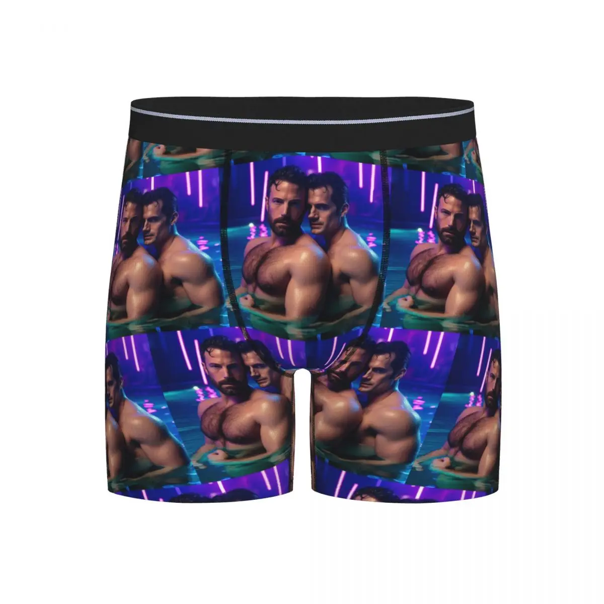 

Длинные трусы-боксеры, шорты Ben Affleck и трусики Генри Кавилла, мужское вентилируемое нижнее белье для Homme, мужские подарки бойфренду