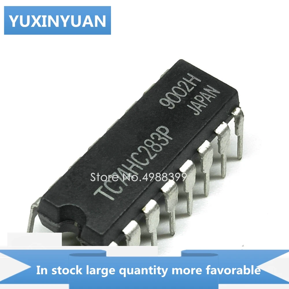 10PCS  TC74HC283P  TC74HC283  74HC283P  74HC283 DIP14  YUXINYUAN IN STOCK  