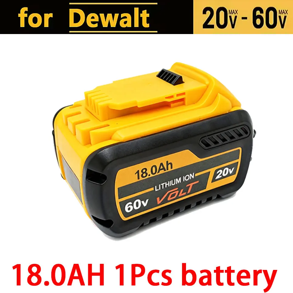 Voor Dewalt 60V 18.0Ah Batterij Vervanging Li-Ion Batterij DCB609 DCB200 DCB205 DCB606 DCB206 DCB209 DCB182 Power Tool Batterij