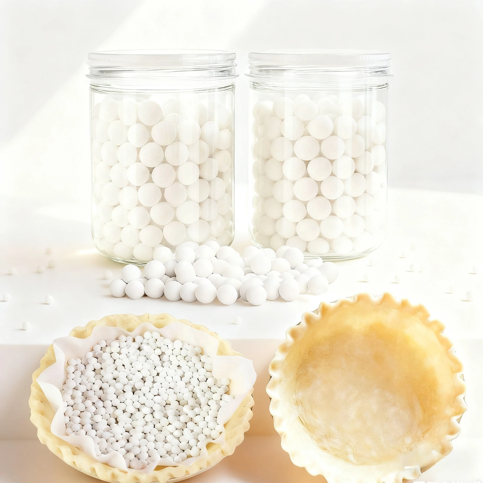 0.85 سنتيمتر الغذاء الصف السيراميك الخبز الفاصوليا قابلة لإعادة الاستخدام فطيرة قشرة الأوزان ل أعمى خبز كريم ميرينغو فطيرة يجب أن يكون فرن منزلي #1