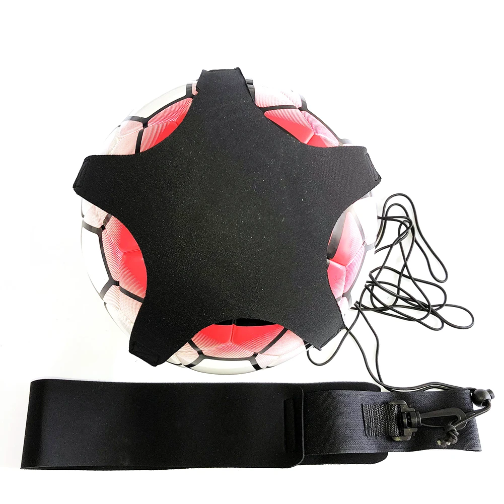 Football Ball Belt Adjustable Soccer Practice Trainer Fits Ball Size 3 4 5 Football Practice Belt for Juggling Kicking Practice