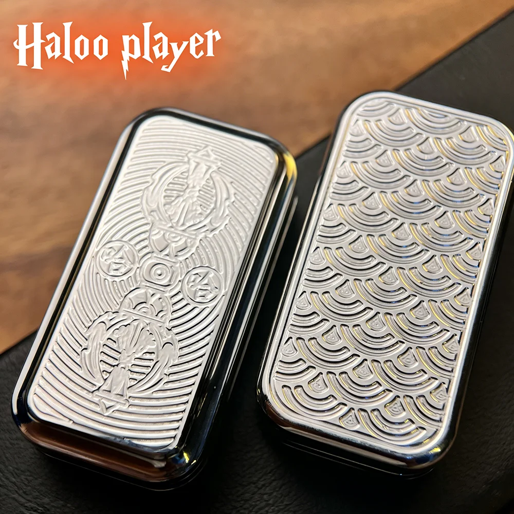 

HALOOPLAYER EDC Vajra Pestle Push Slider: Нержавеющая сталь, виброголовка-слайдер, фиджет-игрушка для взрослых, гаджет для снятия тревоги
