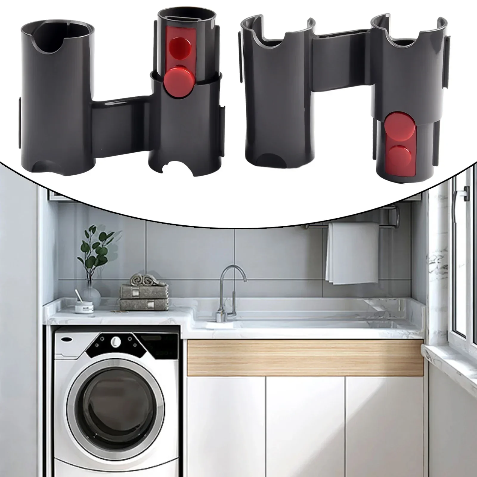 2Pcs Vacuum Cleaner Storage Rack For Dyson V7 V8 V10 V11 V12 V15 Outsize Vacuum Cleaner Replacement Part