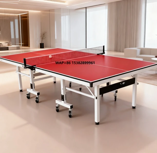 

Профессиональный складной подвижный стол для настольного тенниса из МДФ 25 мм с роликами