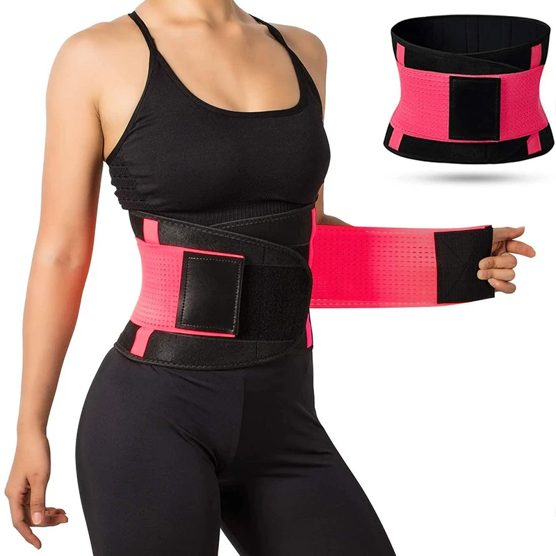 Entrenador de cintura para mujer, corsé adelgazante de Abdomen, faja deportiva, cinturón de ejercicio, Ayuda de entrenamiento, gimnasio, deportes en