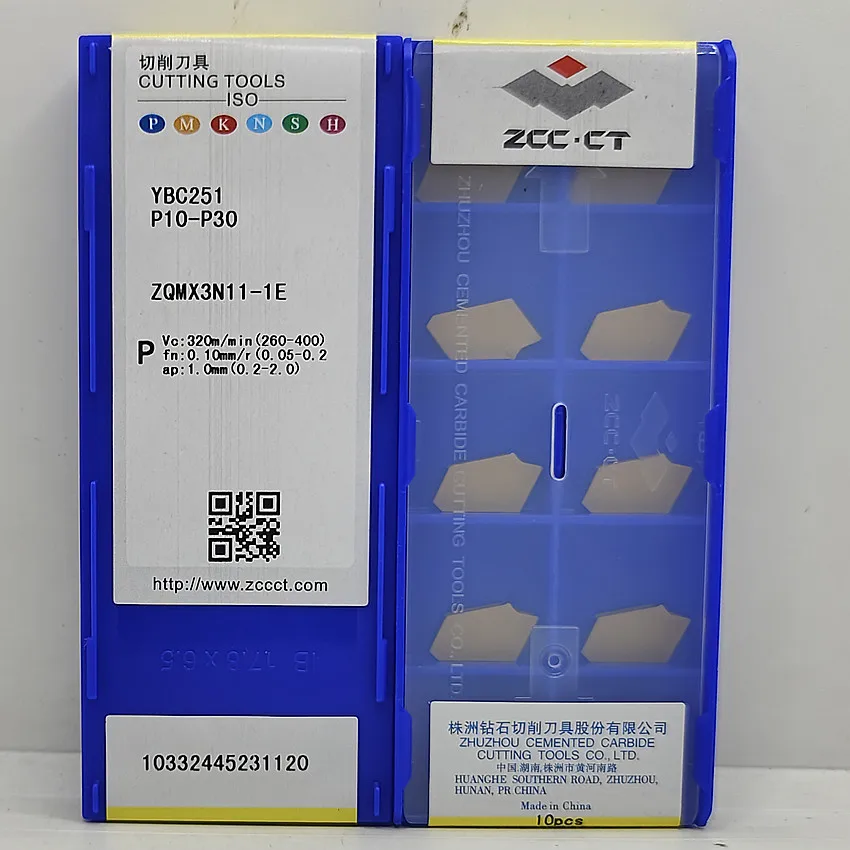 

ZQMX3N11-1E YBC251/ZQMX4N11-1E YBC251/ZQMX5N11-1E YBC251/ZQMX6N11-1E YBC251 ZQMX ZCC.CT CNC blade carbide inserts turning tools