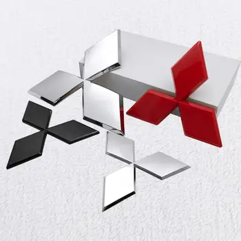 ABS emblém přední masky automobilu s emblémem na zadním kufru pro Mitsubishi Outlander Ralliart Lancer ASX Pajero Delica EVO Colt Triton 6 nejlepší prodej Znak Mitsubishi Lancer VRX - №2