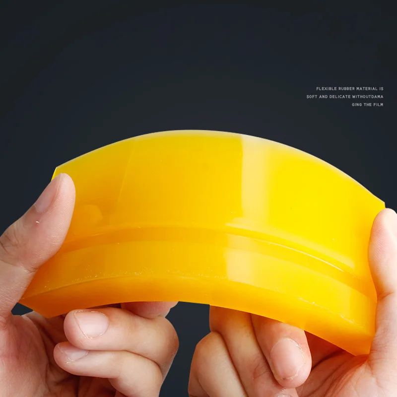 1Pc Silicone Rubber Squeegee for Car Vinyl Wrapping Water Wiper Glass Squeegee Mini Blade Window Tinting Tool Vinyl Film Scraper