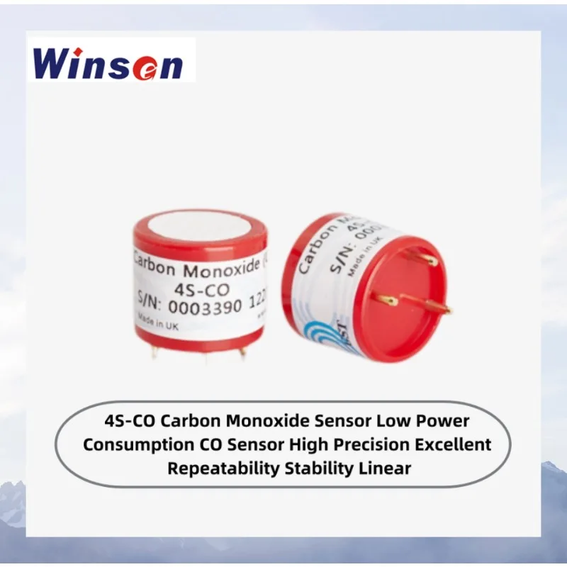 Winsen 4S-CO Carbon Monoxide Sensor Low Power Consumption CO Sensor High Precision Excellent Repeatability Stability Linear
