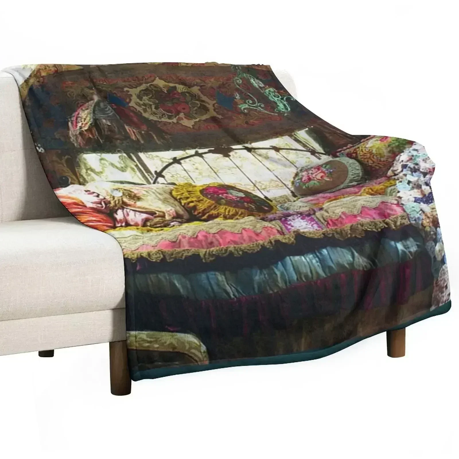 

Romany Wagon Throw Blanket Custom blankets and throws Blankets