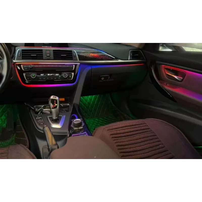 Screen Control Dynamic Lighting Atmosphere Car Ambient Lights for  3 Series F30 F34 F35 2013-2019