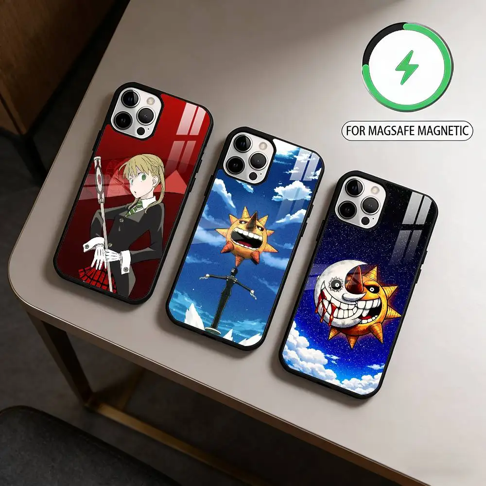 

Maka Wallpaper Soul Eater Magnetic For Magsafe Wireless Charging Phone Case For iPhone17,16,15,14,13,12,11 Plus,Pro Max