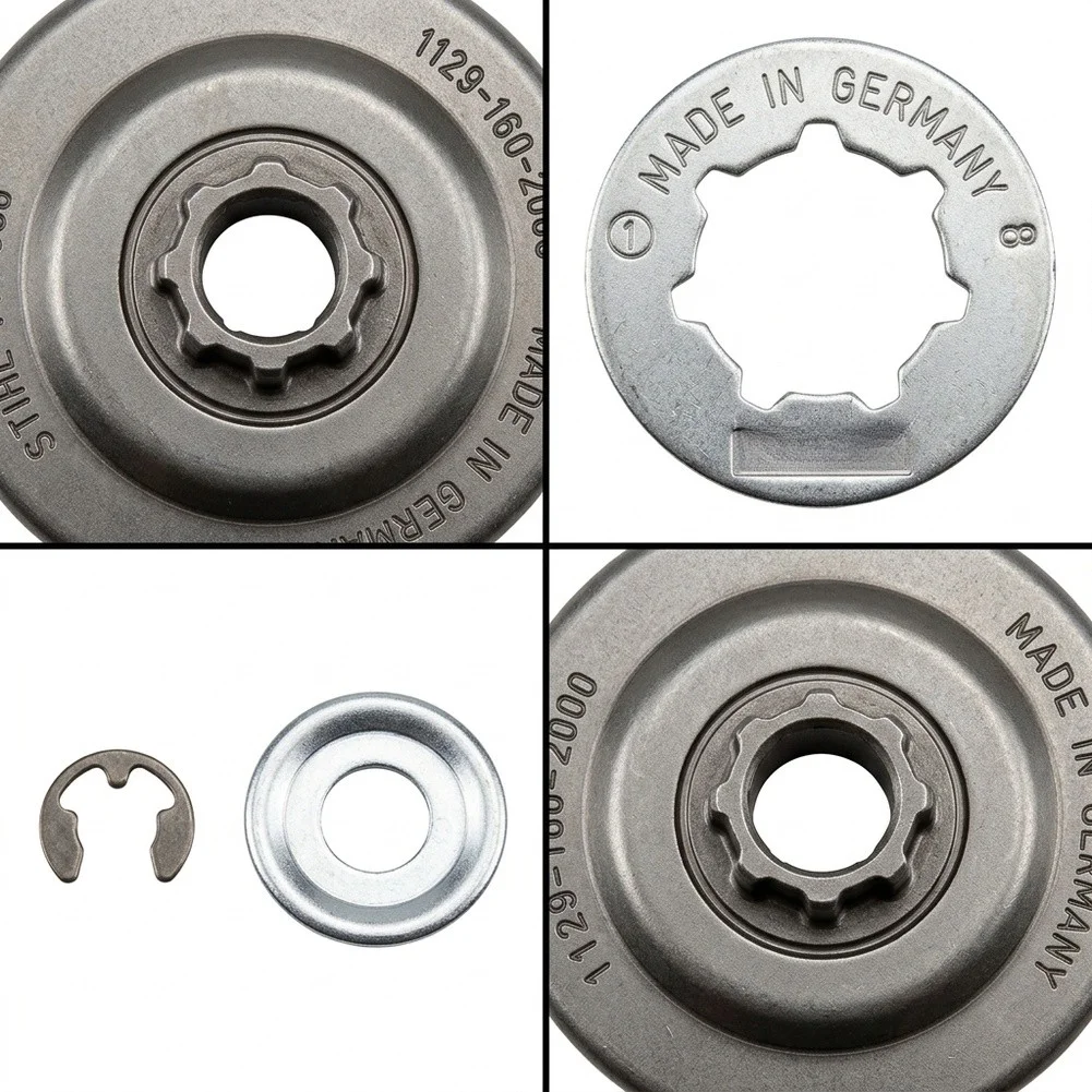 8-Piece Rim and For Sprocket Kit for For Sprocket 325 For 7T Compatible with For MS291 MS271 MS261 1141-007-1002