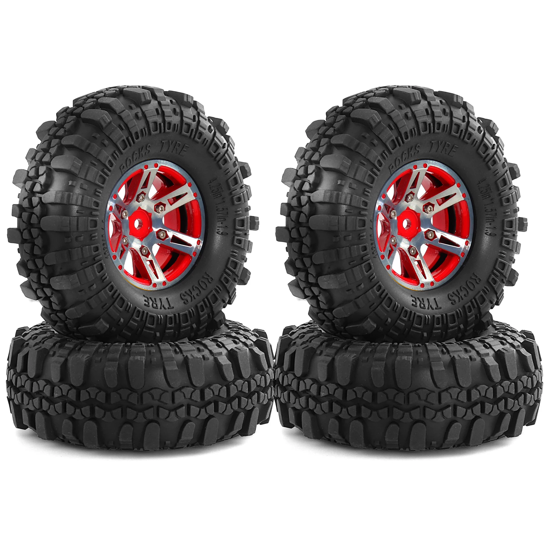 4 pçs 108mm metal 1.9