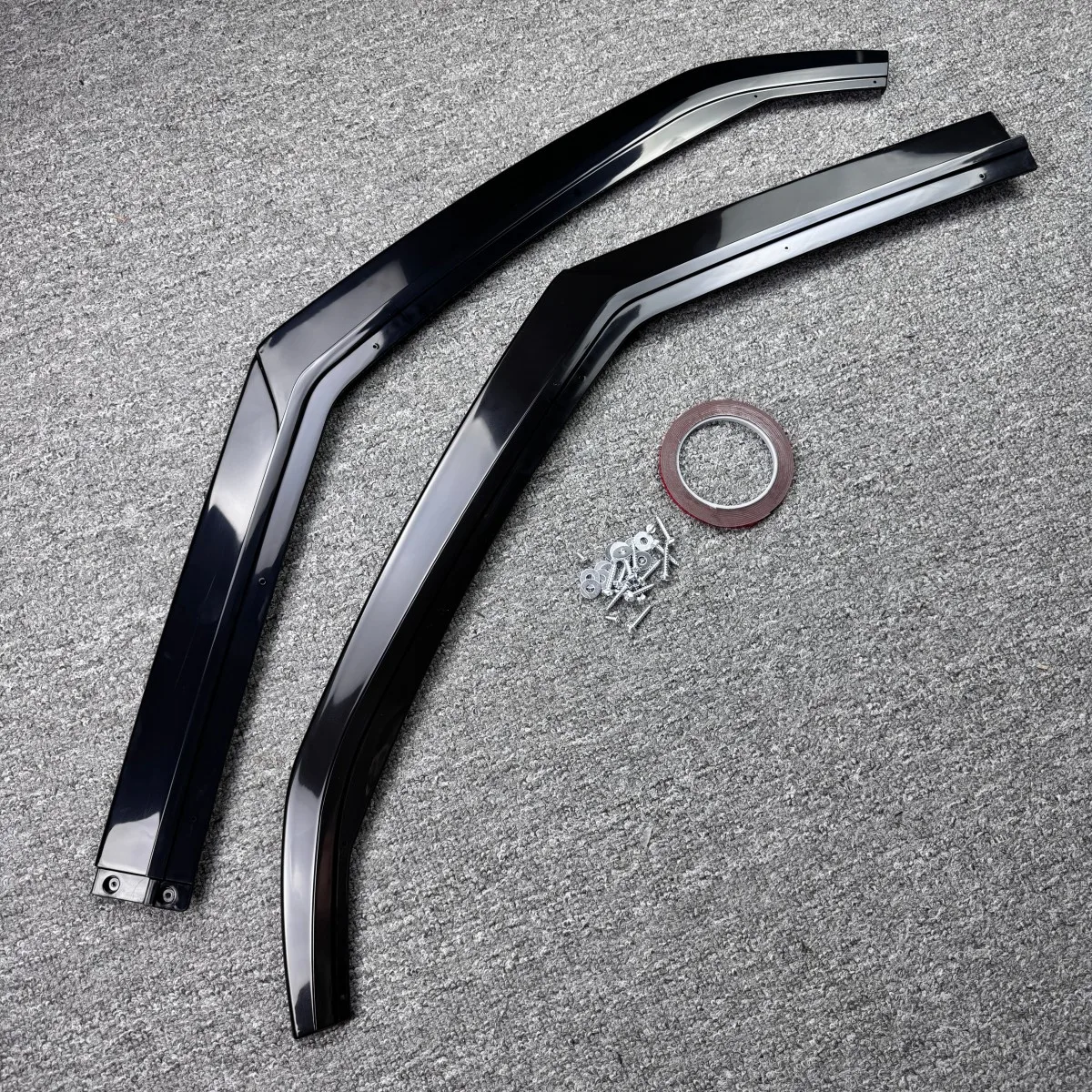 2 PCS Front Bumper Lip Diffuser For VW Polo MK5 6R 6C TDI TSI 2009-2017 Splitter Chin Retrofit Body Guard Kits Tuning Accessory
