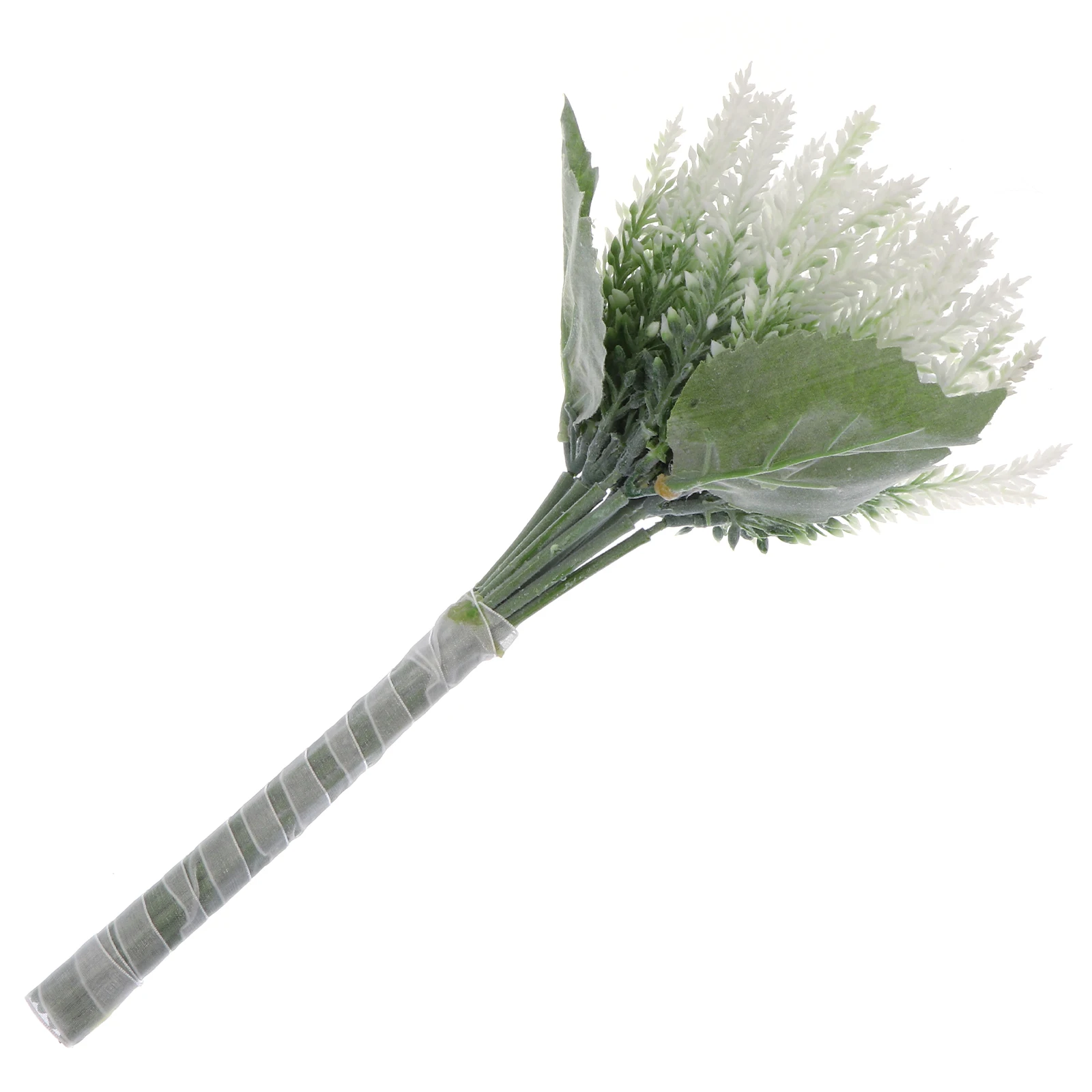 

1pc Bouquet White Simulation Decor Flower Artificial Simulation Decor Lavender Lavender Home Office Shop Decoration Wedding